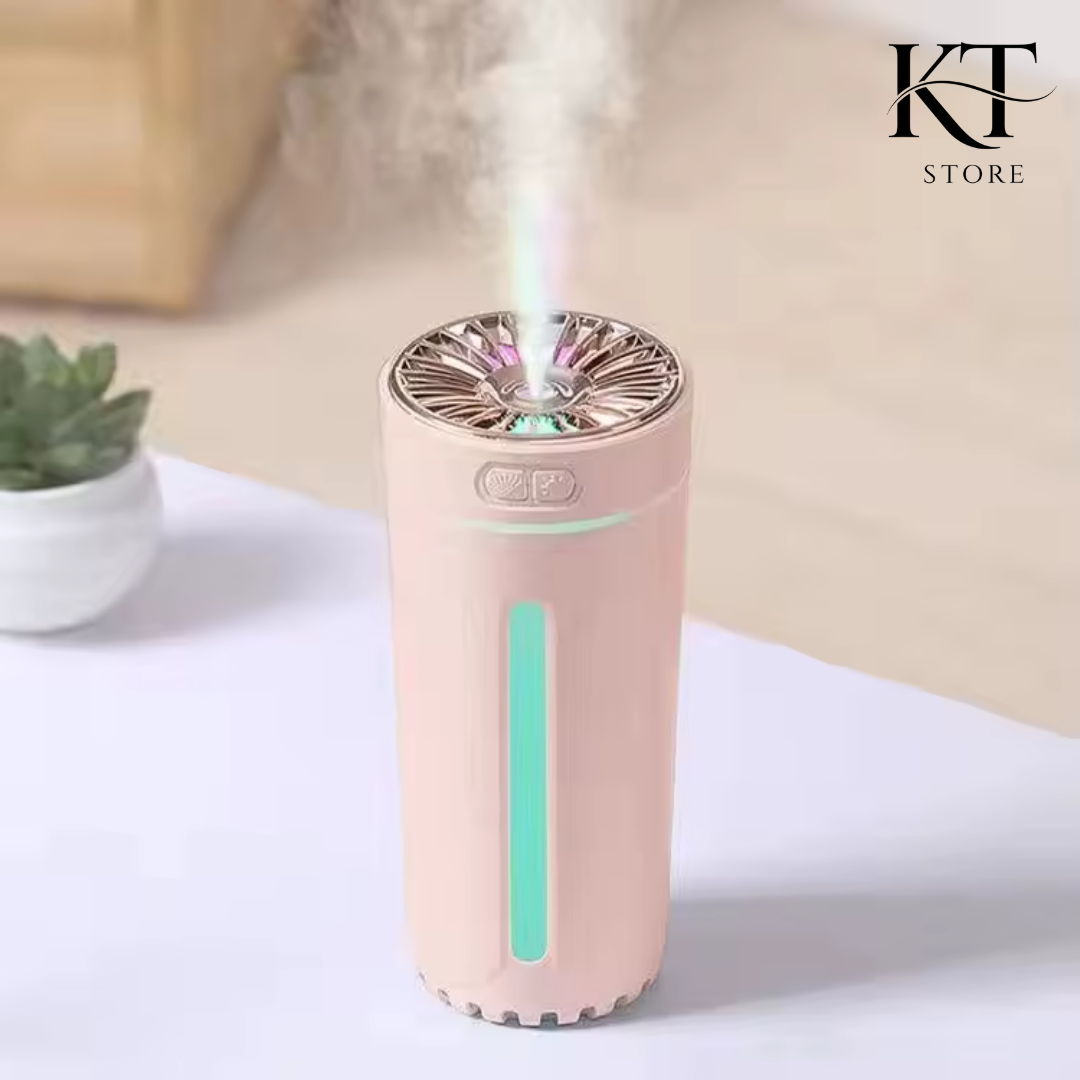 Lifeala Car Humidifier with RGB LEDs, USB/Rechargeable