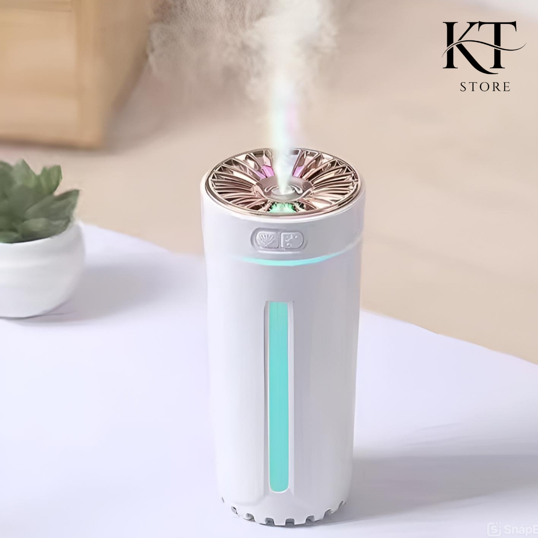 Lifeala Car Humidifier with RGB LEDs, USB/Rechargeable