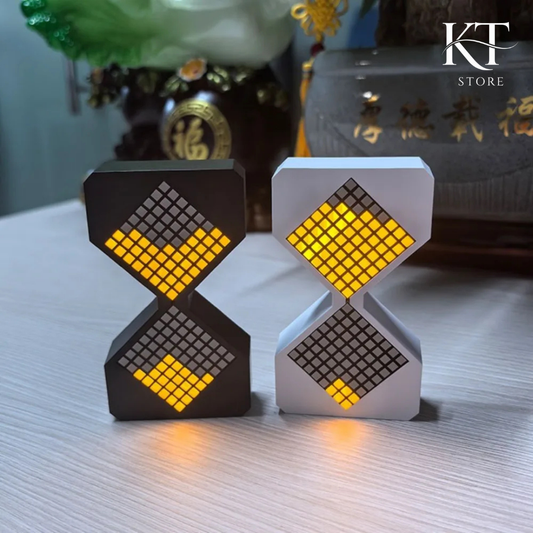 DIY Digital Sand Clock with LED and Gravity Sensing for Home Decor