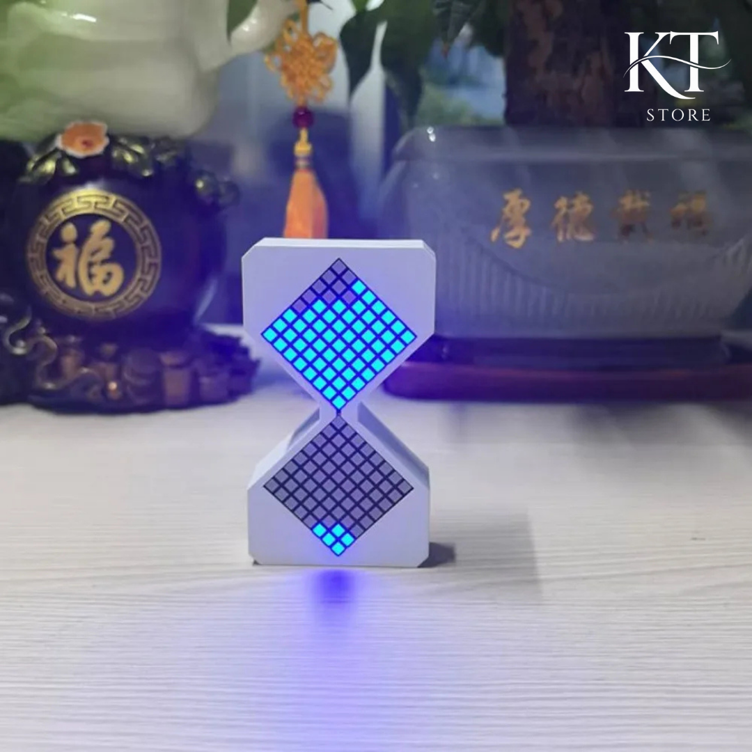 DIY Digital Sand Clock with LED and Gravity Sensing for Home Decor