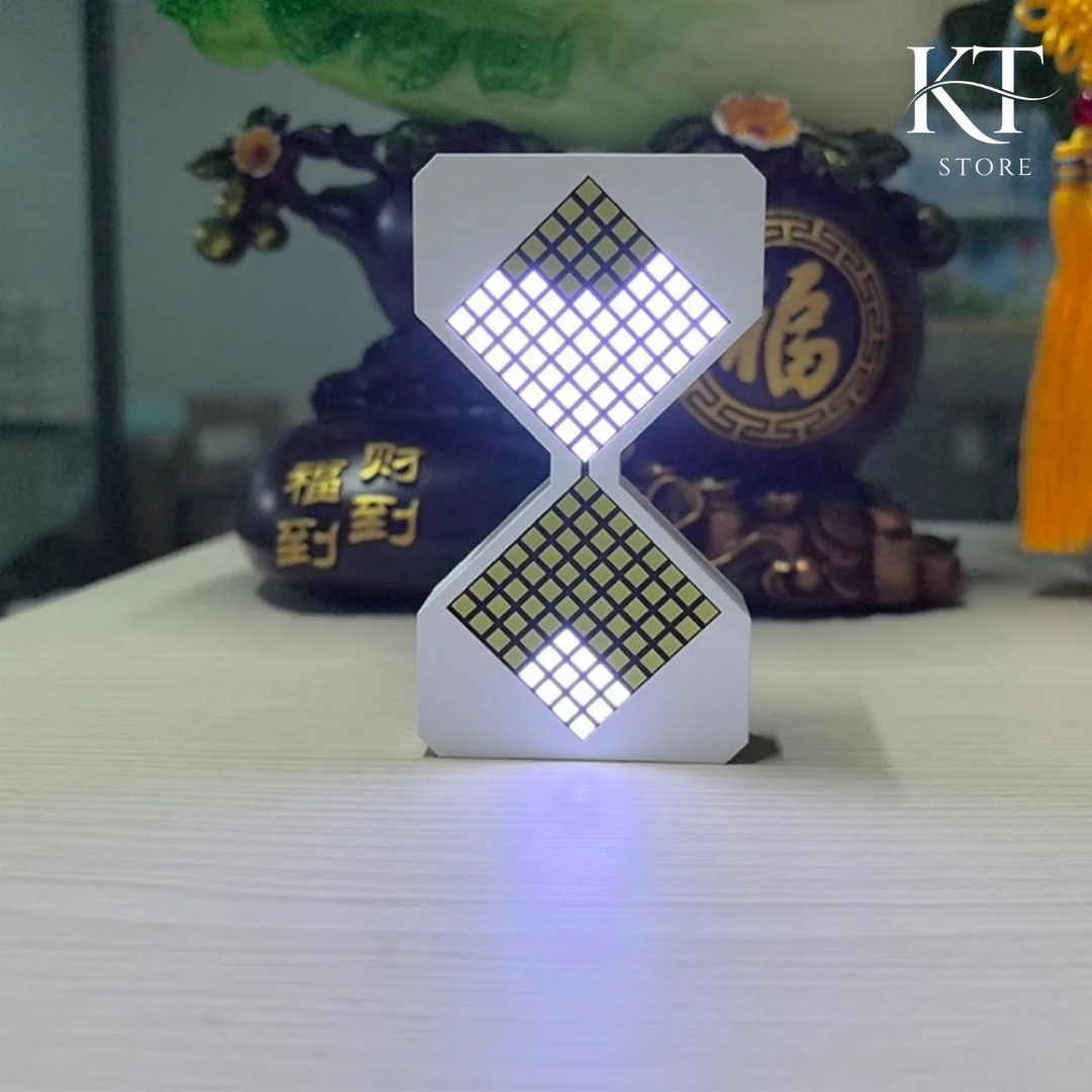 DIY Digital Sand Clock with LED and Gravity Sensing for Home Decor