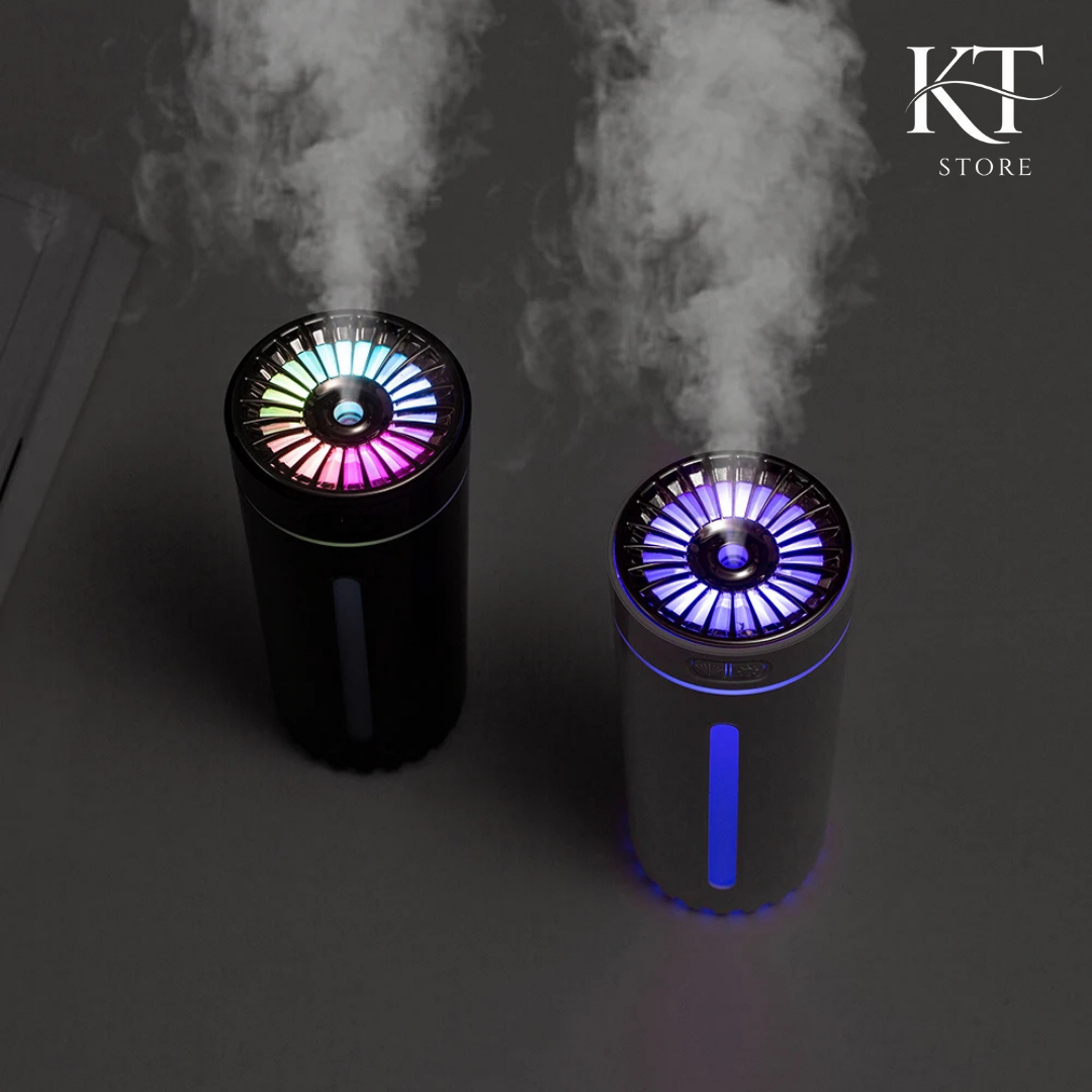 Lifeala Car Humidifier with RGB LEDs, USB/Rechargeable