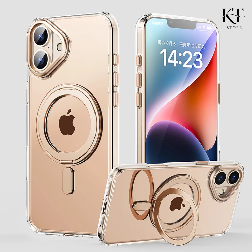 MagSafe Compatible 360° Rotatable Bracket Case for iPhone