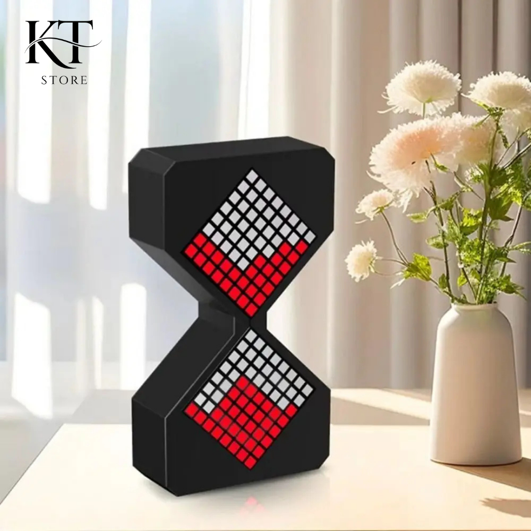 DIY Digital Sand Clock with LED and Gravity Sensing for Home Decor