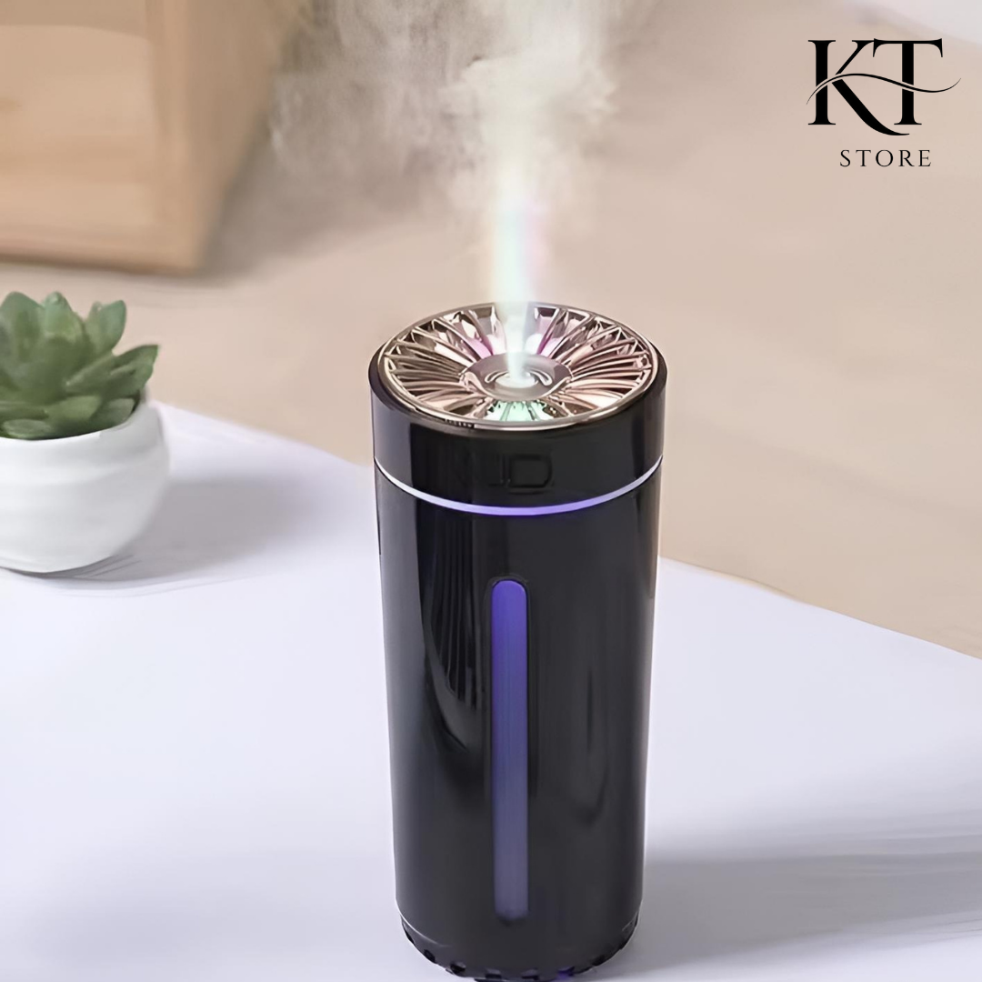 Lifeala Car Humidifier with RGB LEDs, USB/Rechargeable