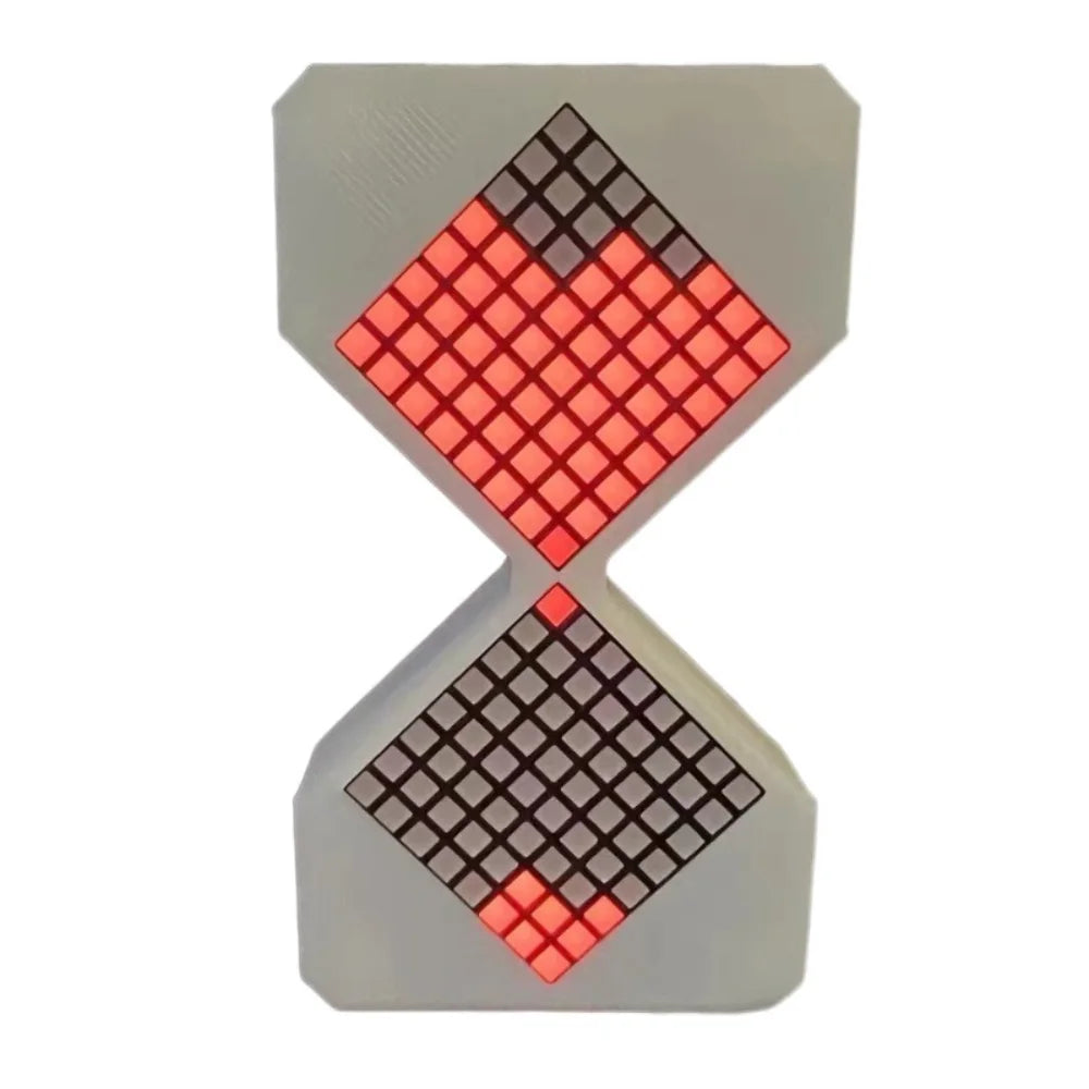 DIY Digital Sand Clock with LED and Gravity Sensing for Home Decor