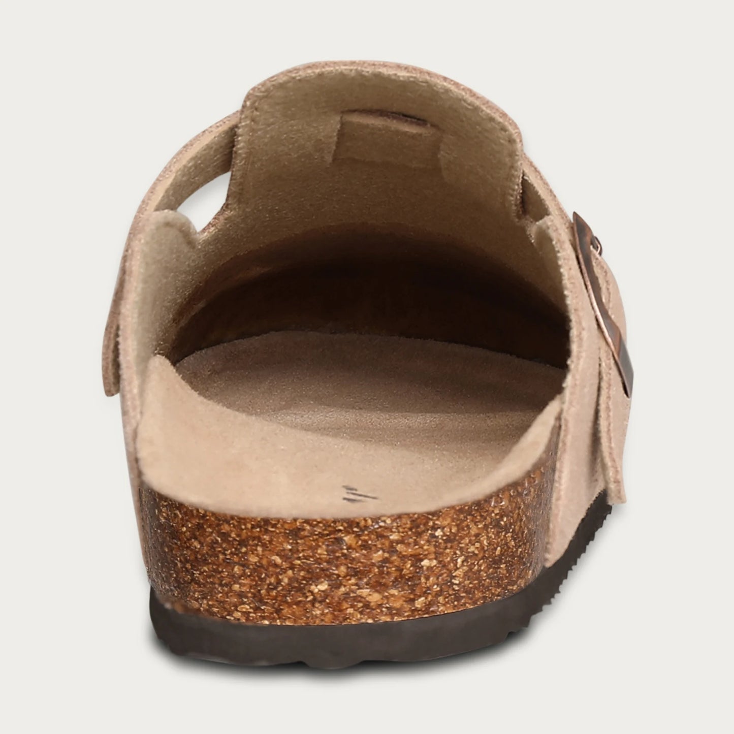 Litfun Women's Fashion Cork Suede Clogs with Arch Support