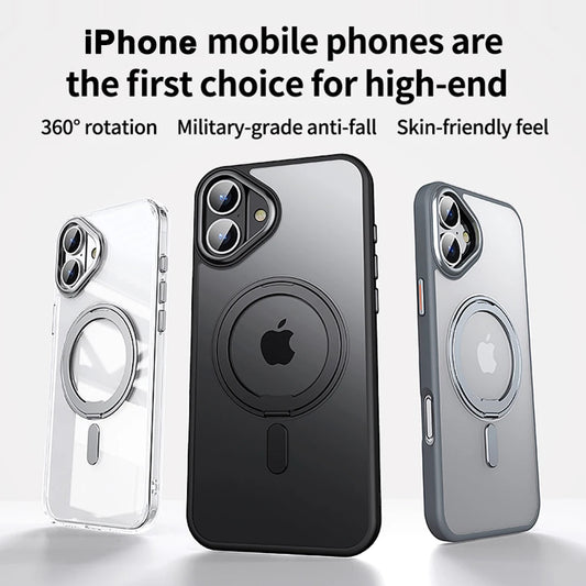 MagSafe Compatible 360° Rotatable Bracket Case for iPhone