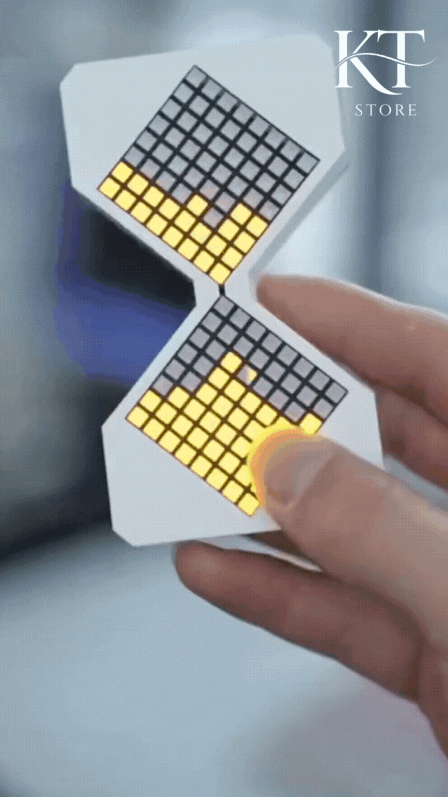 DIY Digital Sand Clock with LED and Gravity Sensing for Home Decor
