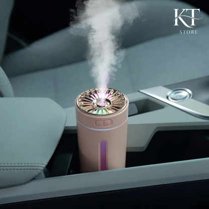 Lifeala Car Humidifier with RGB LEDs, USB/Rechargeable