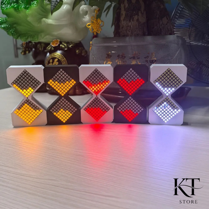 DIY Digital Sand Clock with LED and Gravity Sensing for Home Decor