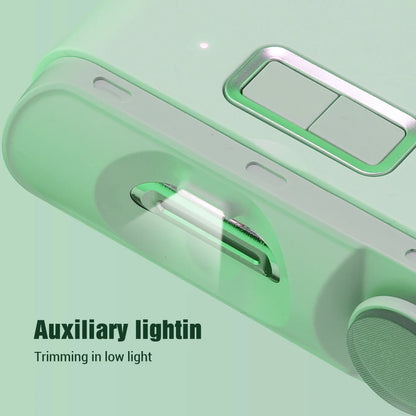 Electric Nail Clipper with LED, Auto Baby & Adult Trimmer