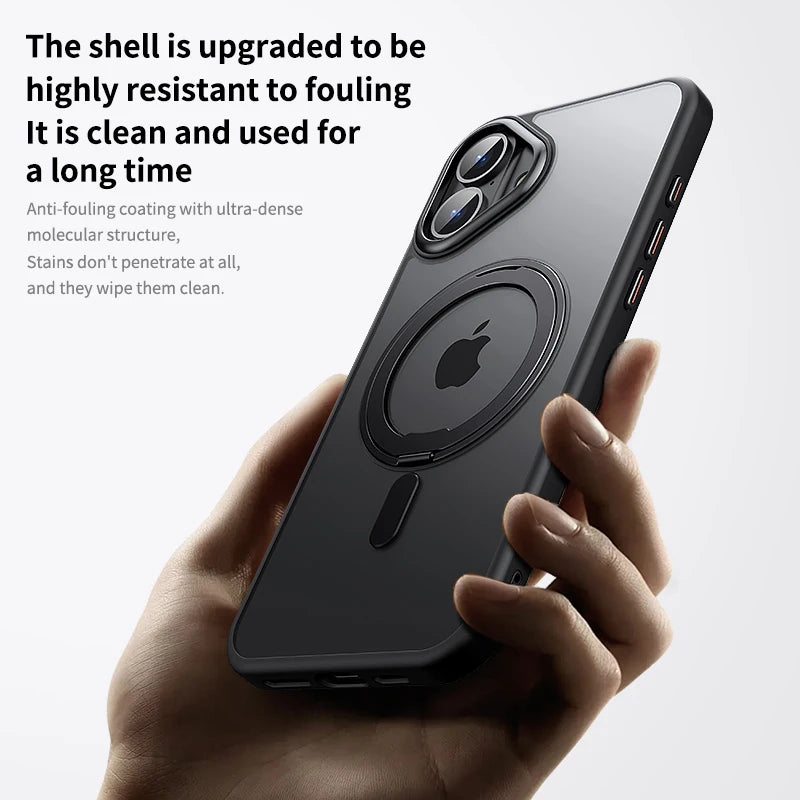 MagSafe Compatible 360° Rotatable Bracket Case for iPhone