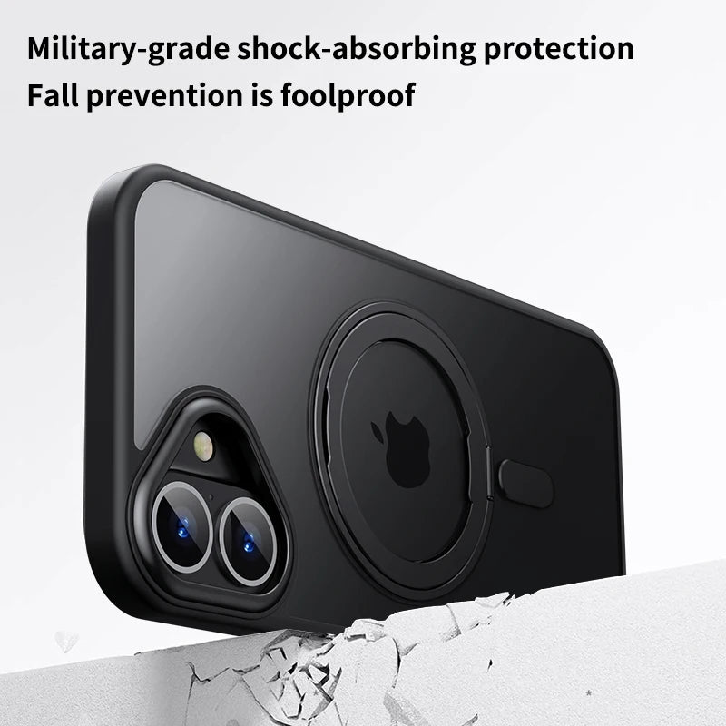 MagSafe Compatible 360° Rotatable Bracket Case for iPhone