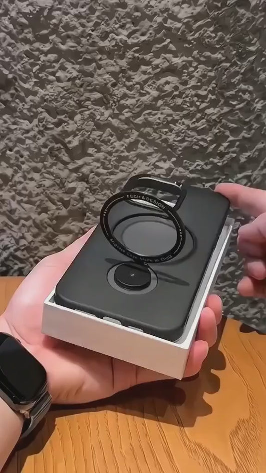 MagSafe Compatible 360° Rotatable Bracket Case for iPhone